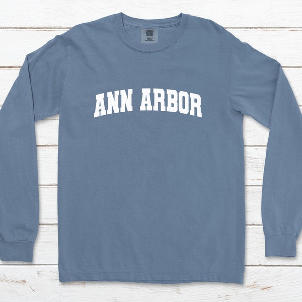 Comfort Colors Ann Arbor long sleeve t-shirt