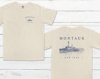 Comfort Colors Montauk Point Lighthouse short sleeve t-shirt