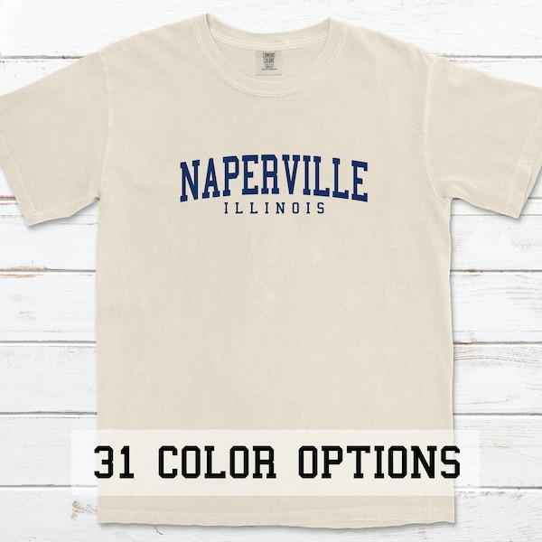 Comfort Colors Naperville Illinois short sleeve t-shirt