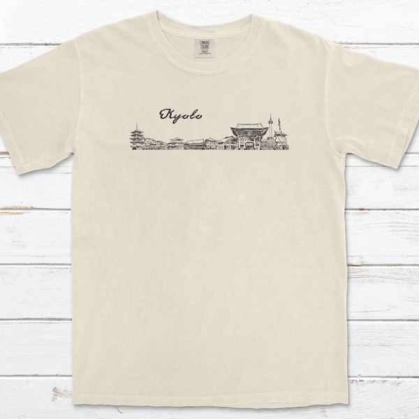 Comfort Colors Kyoto skyline short sleeve t-shirt