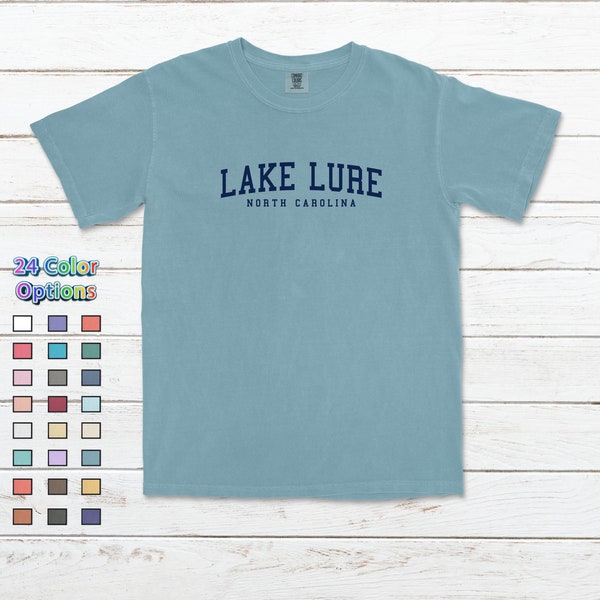 Comfort Colors Lake Lure North Carolina short sleeve t-shirt