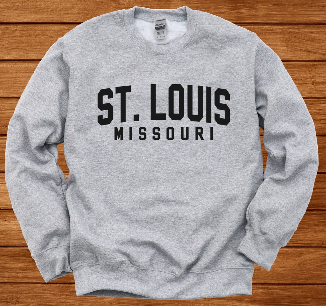 St. Louis Missouri Crewneck Sweatshirt Etsy