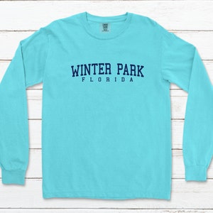 Comfort Colors Winter Park Florida long sleeve t-shirt