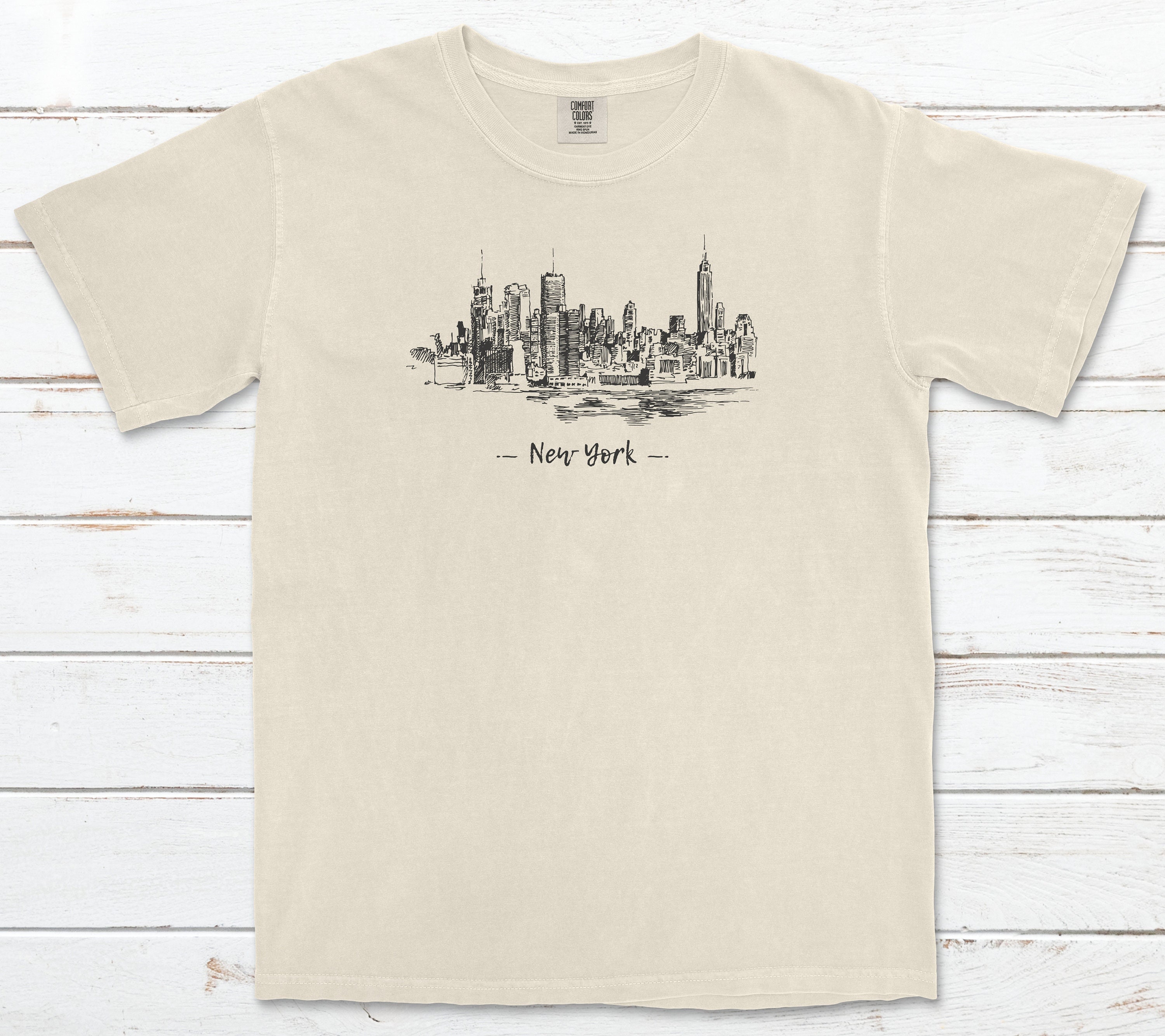 Nyc Skyline Shirt - Etsy