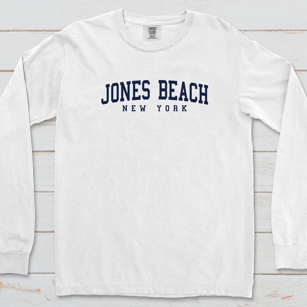 Comfort Colors Jones Beach New York long sleeve t-shirt