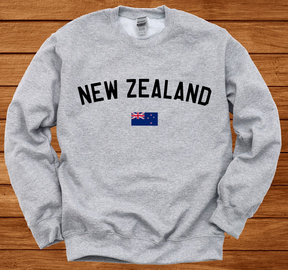 New Zealand Crewneck Sweatshirt Etsy
