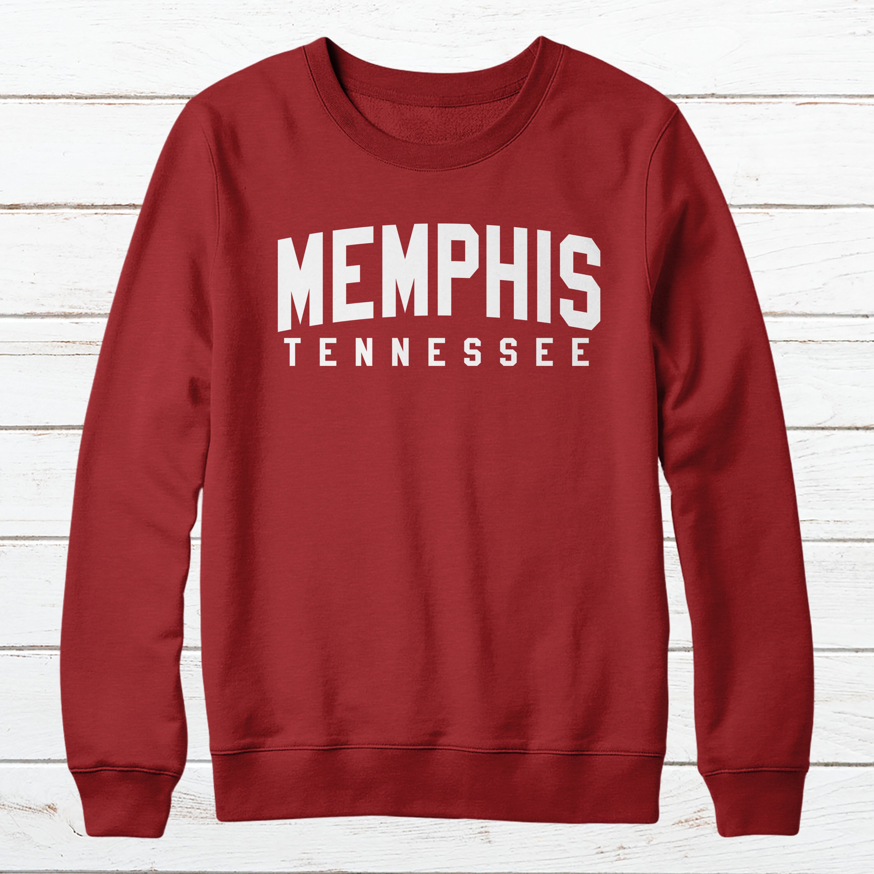 Memphis Tennessee Crewneck Sweatshirt Etsy