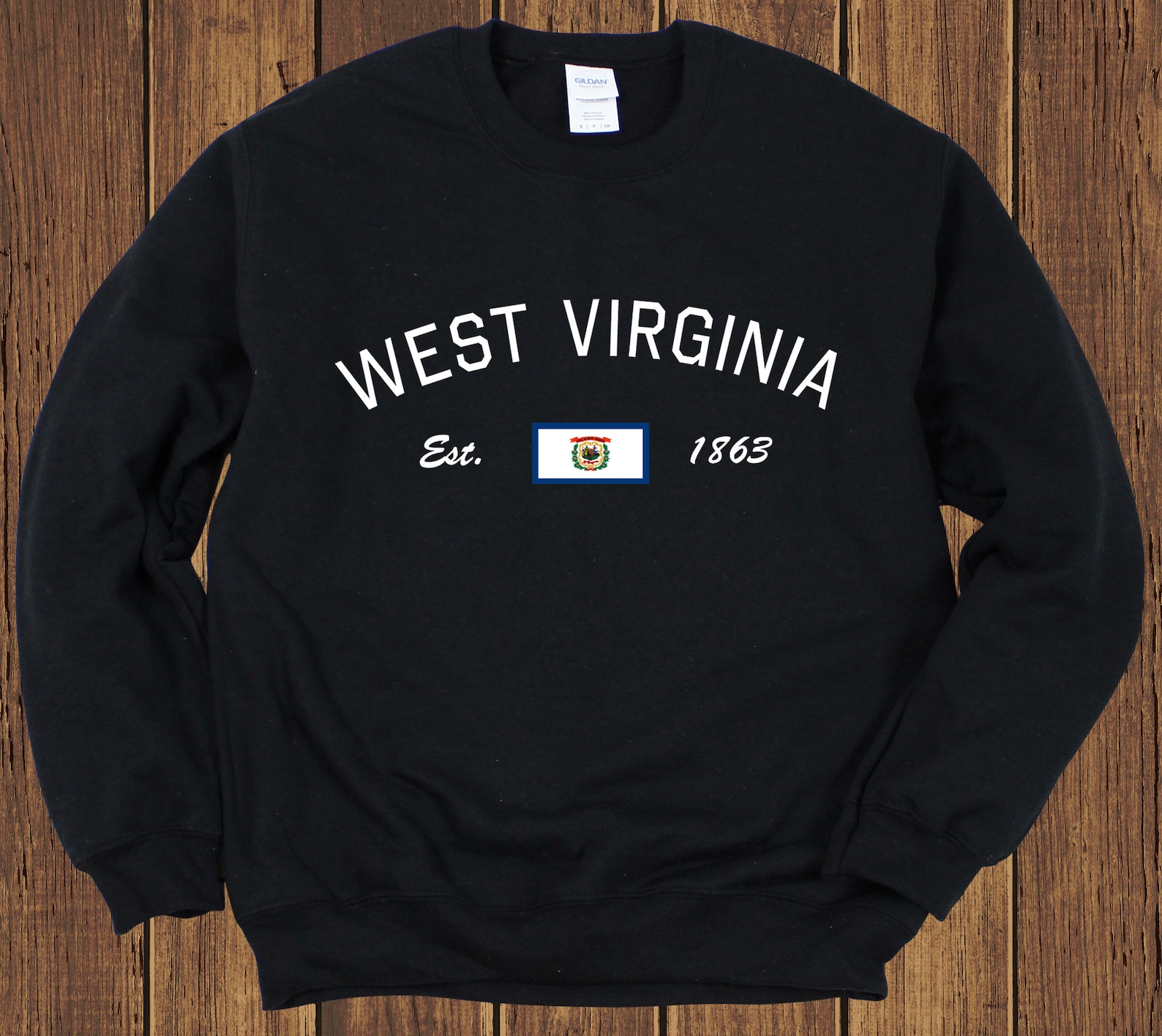 West Virginia Crewneck Sweatshirt Etsy