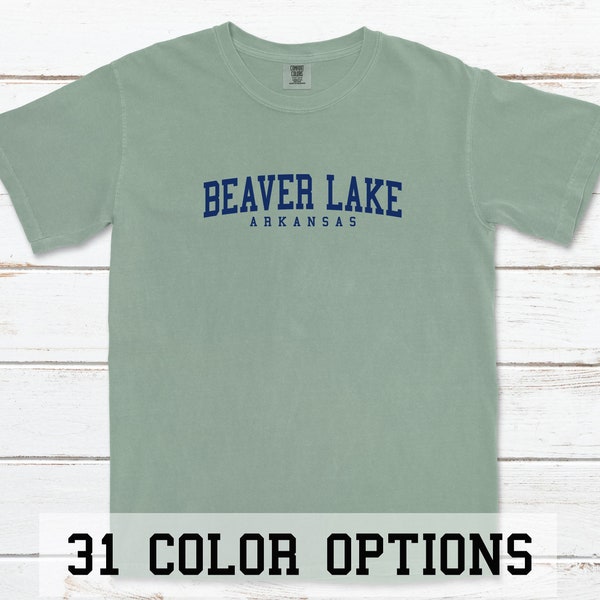 Comfort Colors Beaver Lake Arkansas short sleeve t-shirt