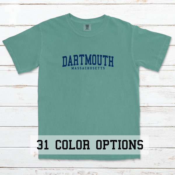 Comfort Colors Dartmouth Massachusetts short sleeve t-shirt