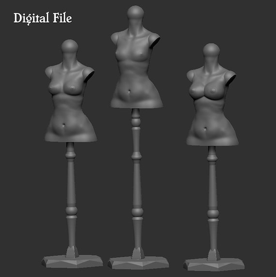 Slim MSD BJD Mannequin *STL digital file*