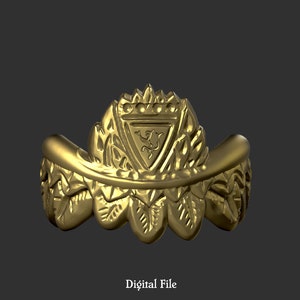 Model 3D – pierścień Aziraphale'a *Plik cyfrowy STL*
