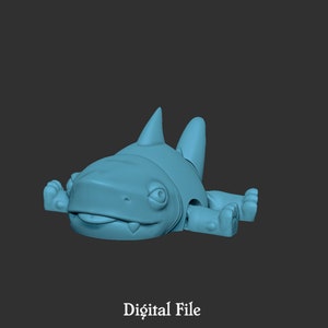 Articulated Shark Puppy  *STL digital file*