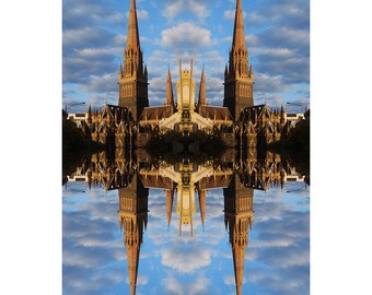 Cathedral Spires photographic print. Unframed photographic art wall decor