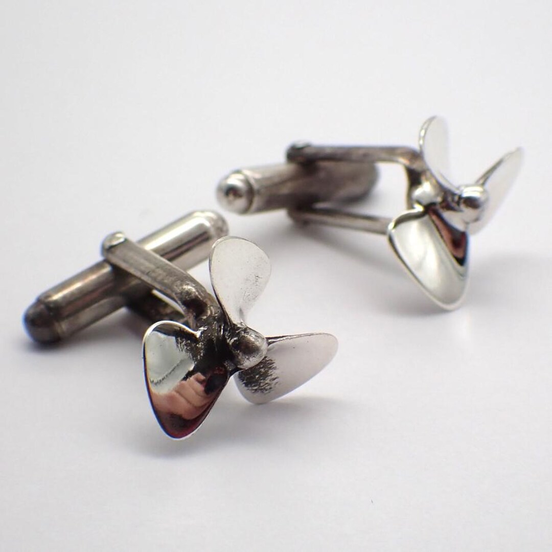 Tiffany & Co. SS Propeller カフリンクス TIFFANY & CO. sterling silver Propeller cufflinks | eBay