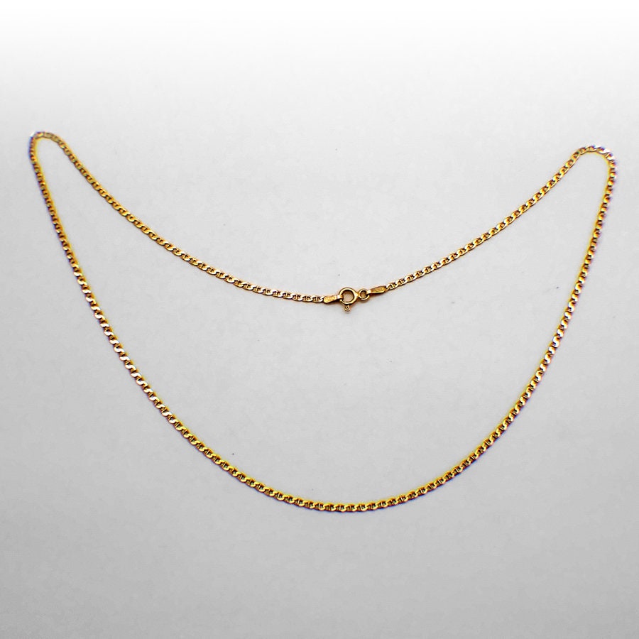 Mariner Chain Necklace 14K Yellow Gold Asolo Gold Italy