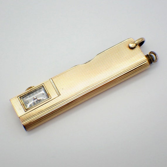 Verdura Gold Utility Tool Knife Watch Pencil Key 1