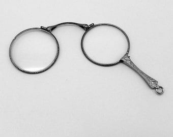 Vintage Lorgnette Sterling Silver - Etsy