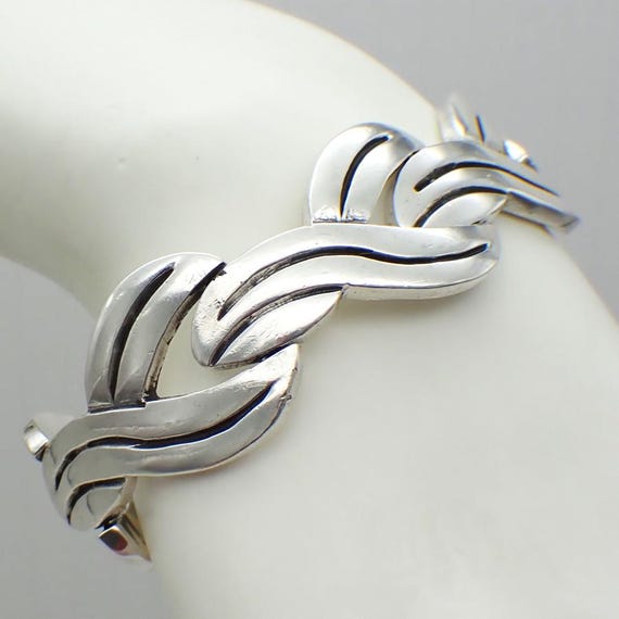 Modernist Bracelet Sterling Silver Taxco Mexico