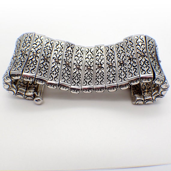 Wide on sale link bracelet