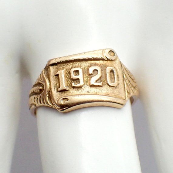 Antique 1920 Ring 14K Yellow Gold
