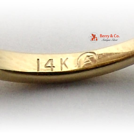 Garnet Cluster Ring 14K Gold Cocktail Ring - image 4