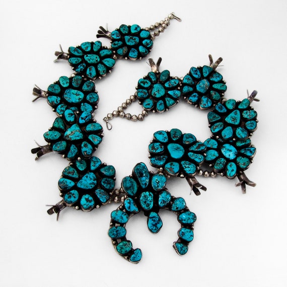 Old Pawn Squash Blossom Necklace 