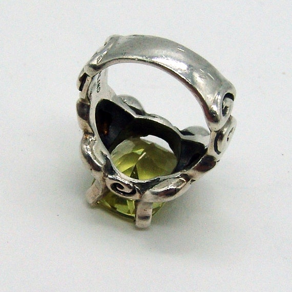 Ann King Citrine Statement Ring Sterling Silver 1… - image 4