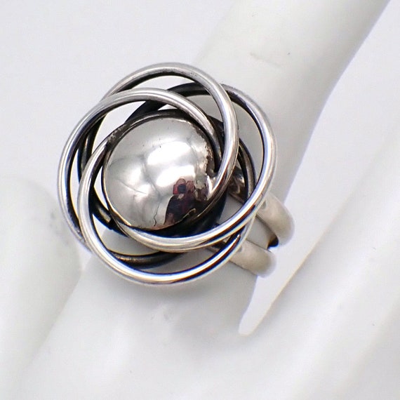 Multi Circle Ring Sterling Silver