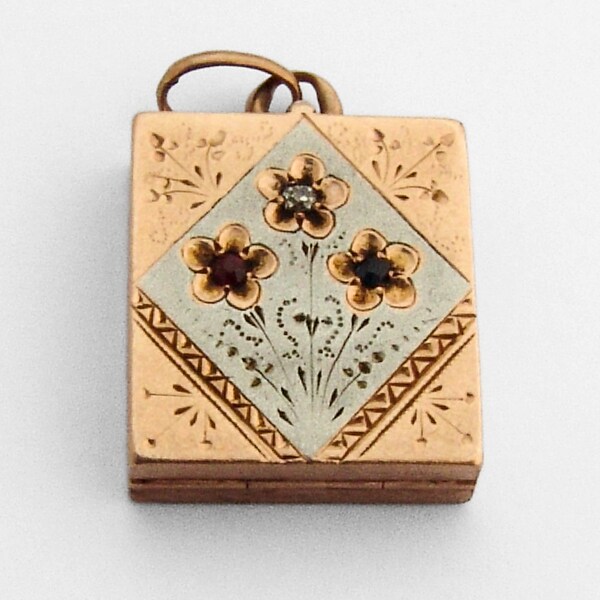 Square Locket - Etsy