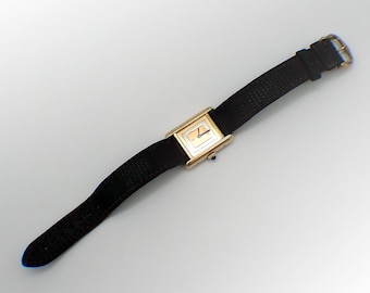 Must De Cartier Wristwatch Manual Wind Tri Color Dial Sterling Silver