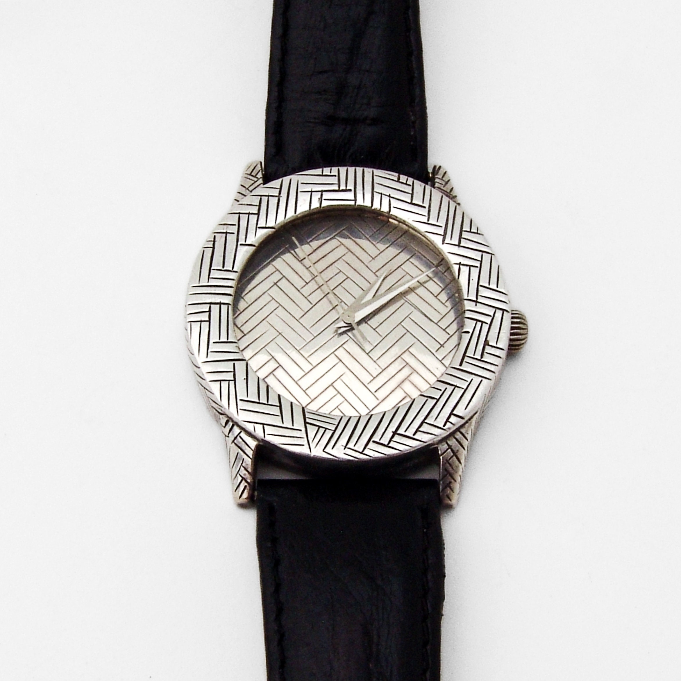 John Hardy Woven Bedeg Watch Sterling Silver Alfex Switzerland Etsy