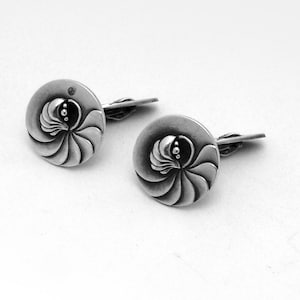 Georg Jensen Nautilus Cufflinks No 53 Sterling Silver