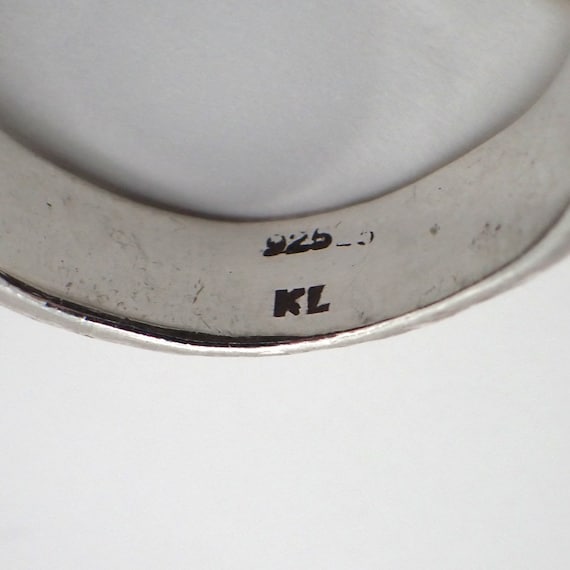 Banded Agate Ring Sterling Silver - image 5