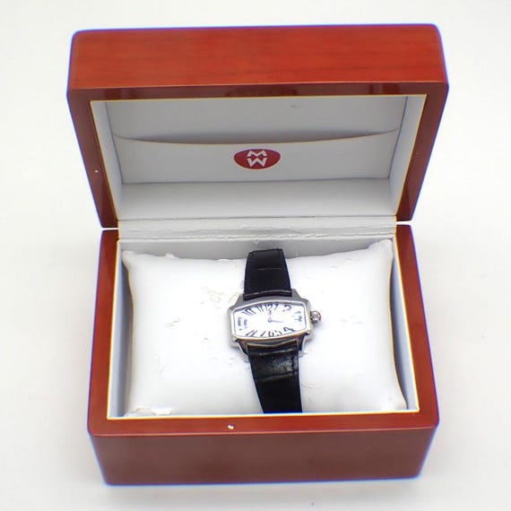Michelle Coquette Retro Ladies Watch Pink Leather Band NEW BATTERY Michele Coquette Watch | eBay main image 2