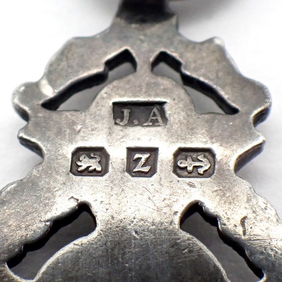 Medal Cross Fob Pendant Sterling Silver Birmingha… - image 4