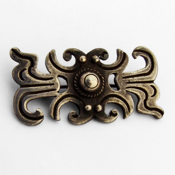 Rafael Melendez Brooch 980 Sterling Silver Taxco