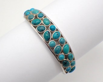 Whitney Kelly Turquoise Cuff Bracelet Sterling Silver