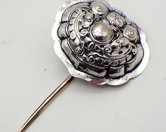 Forcina per capelli cinese antica in argento