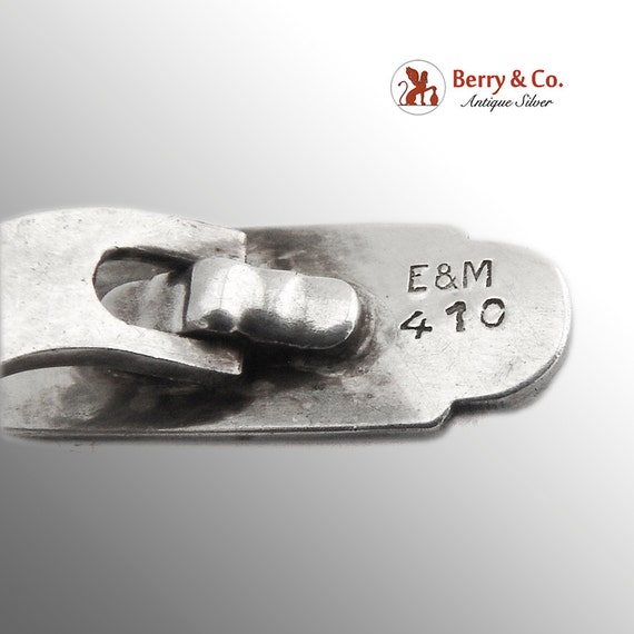 Scandinavian Ornate Oval Cufflinks 830 Silver - image 4