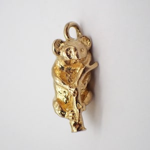 Koala Charm 10K Yellow Gold