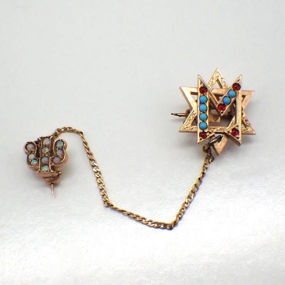 Delta Sigma Delta Fraternity Pin 10K Gold Jewels