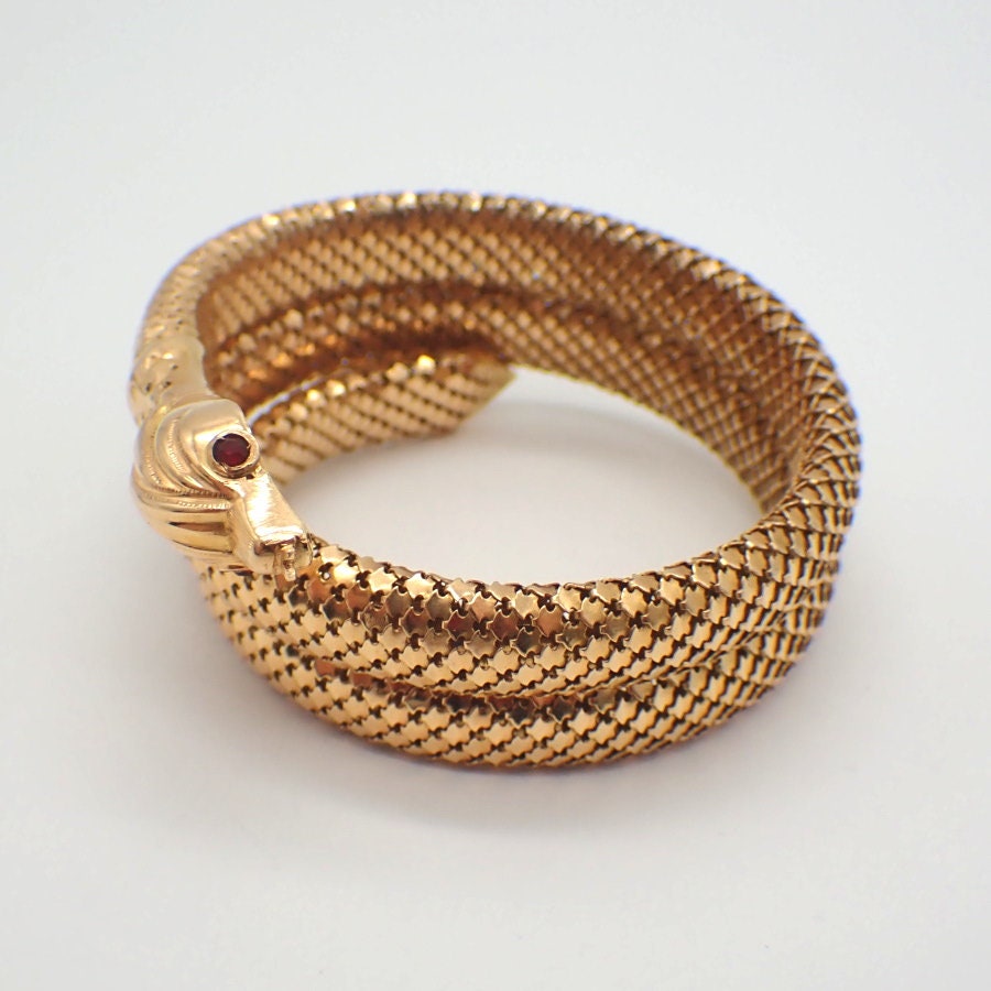 Yellow gold plated stainless steel Mechanicco Colorama bracelet