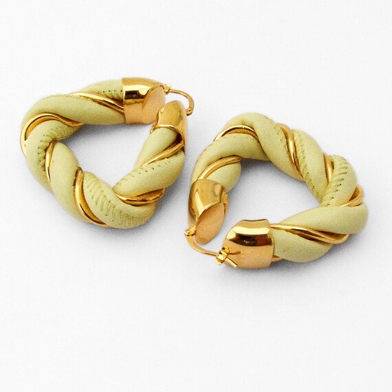 Bottega Veneta Gold Hoop Earrings