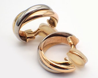 Cartier Trinity-oorringclips 18 kt goud 1997