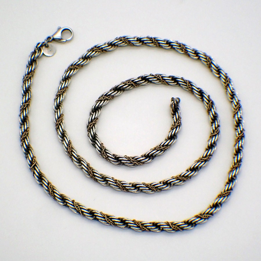 ティファニー 925 ツイストロープ チェーン ネックレス e_064 ティファニー 925 ツイストロープ チェーン ネックレス e_064