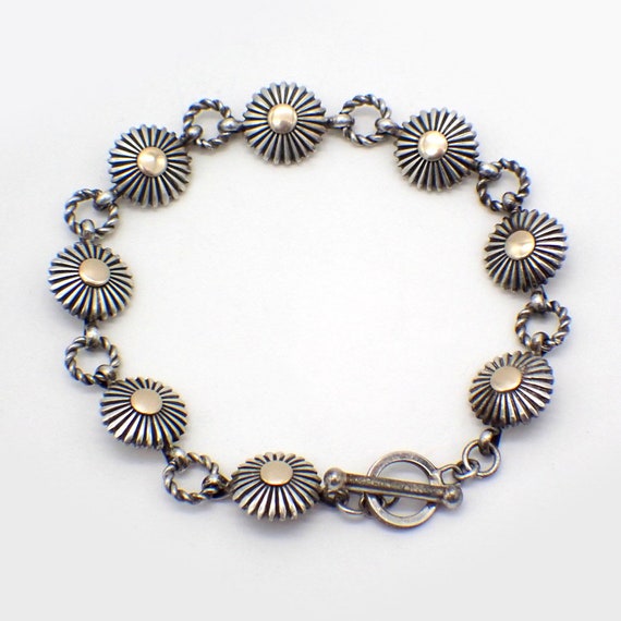 Pat Bedoni Daisy Bracelet Navajo Sterling Silver 1