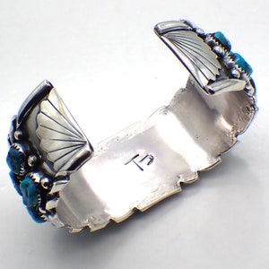 Navajo Old Pawn Cuff Bracelet Turquoise Sterling Silver - Etsy