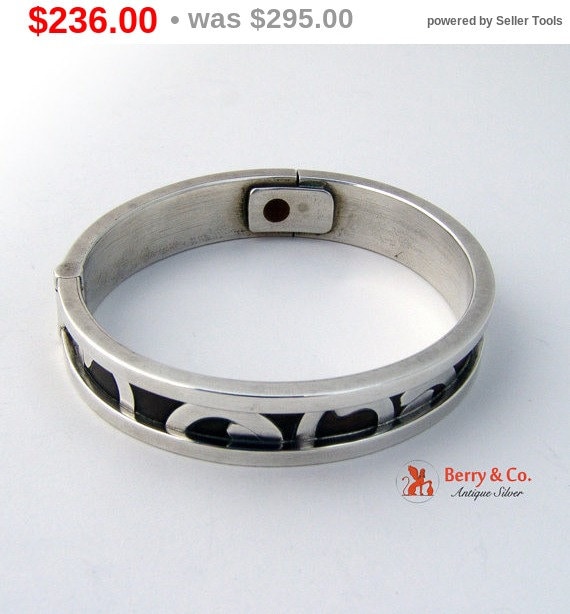 SaLe! sALe! Modernist Mixed Metal Cuff Bangle Brac