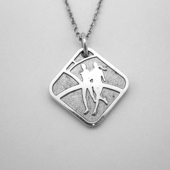 Tiffany Pendant Necklace Nike SF Marathon Sterling Silver - Etsy